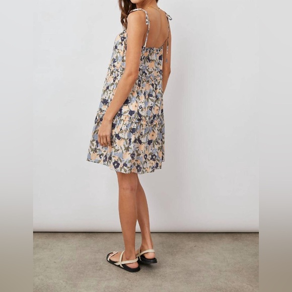 Rails Caralyn Dress Medium Mod Floral EUC - Picture 3 of 12